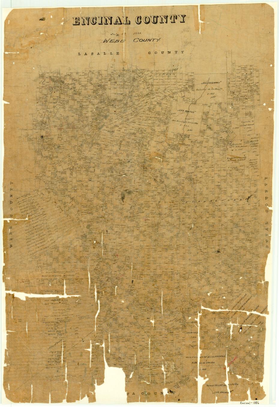 Encinal County The Portal to Texas History