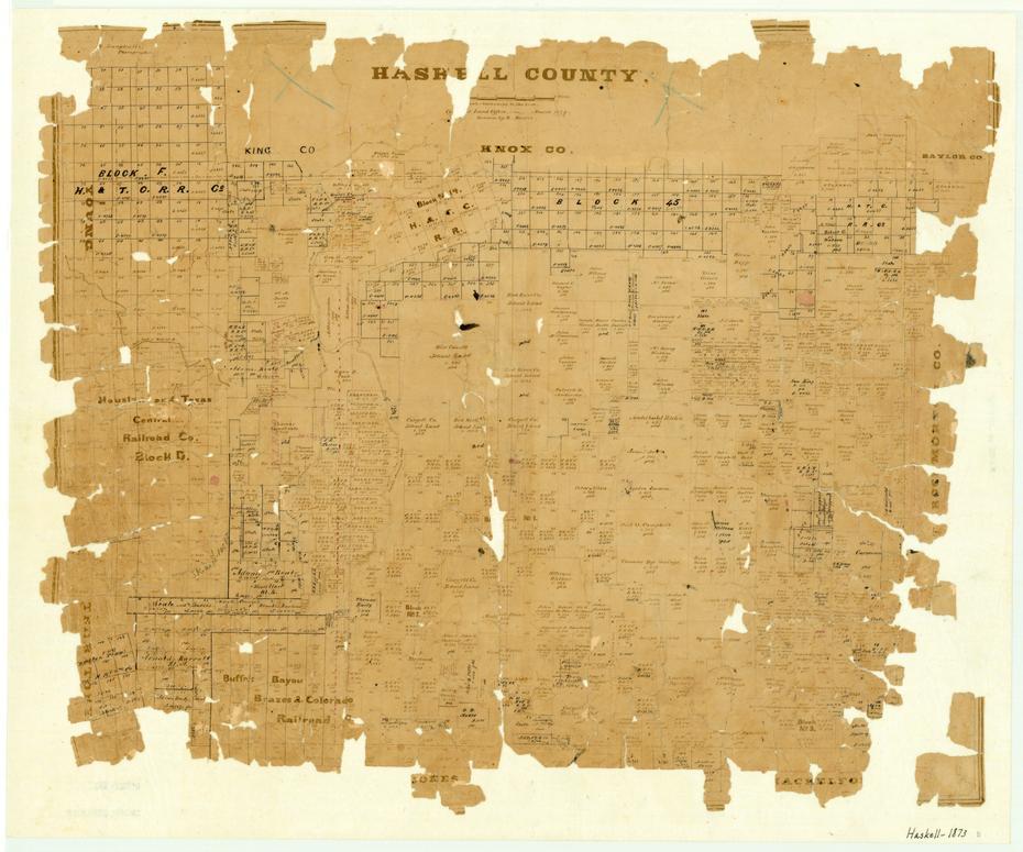 Haskell County Side 1 of 1 The Portal to Texas History