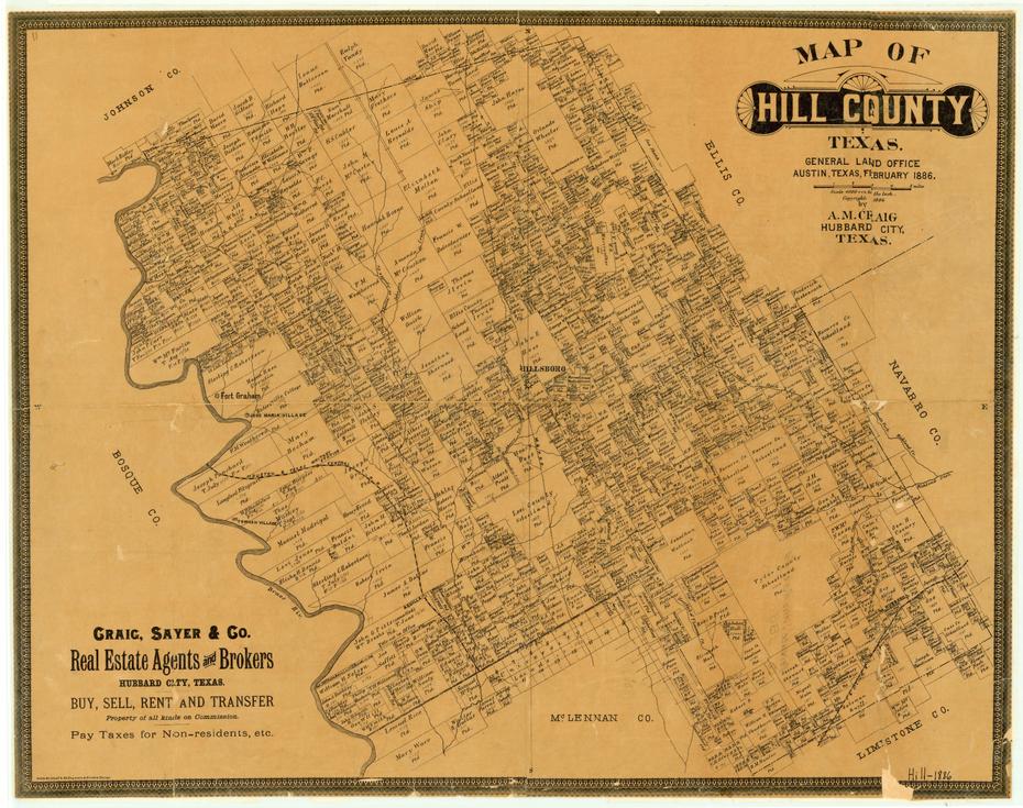Hill County Side 1 of 1 The Portal to Texas History