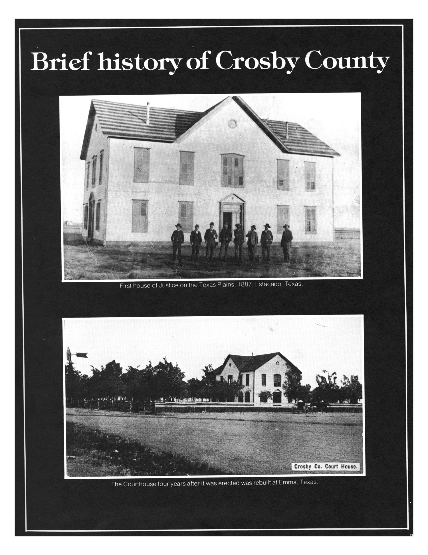 A History of Crosby County 18761977 Page 9 The Portal to Texas History