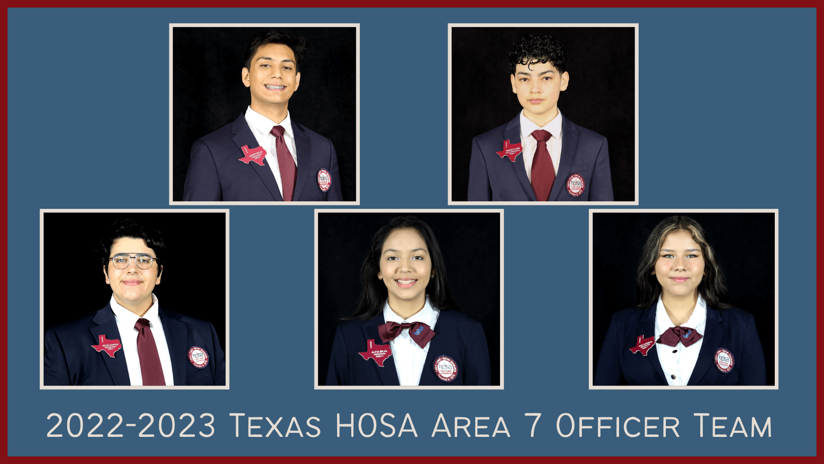 Area Officers Texas HOSA