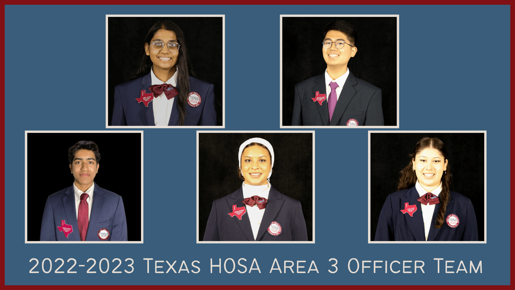 Area Officers Texas HOSA