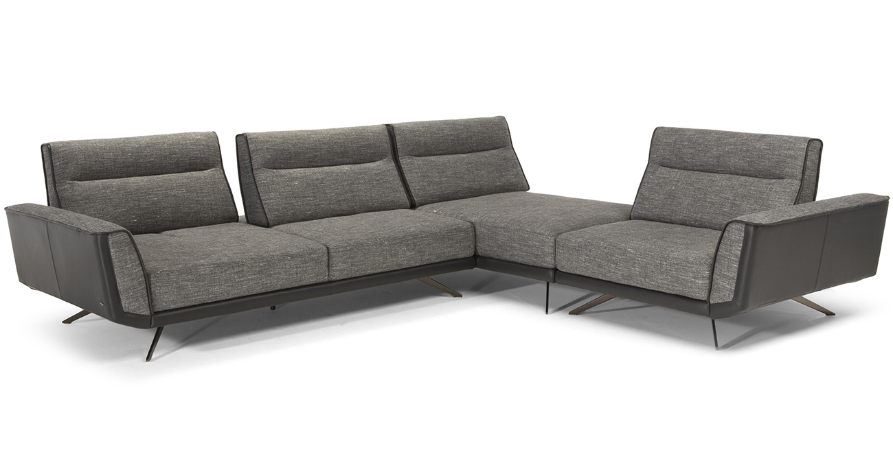 C138 Sublime Sectional • Natuzzi Editions Texas Leather Interiors