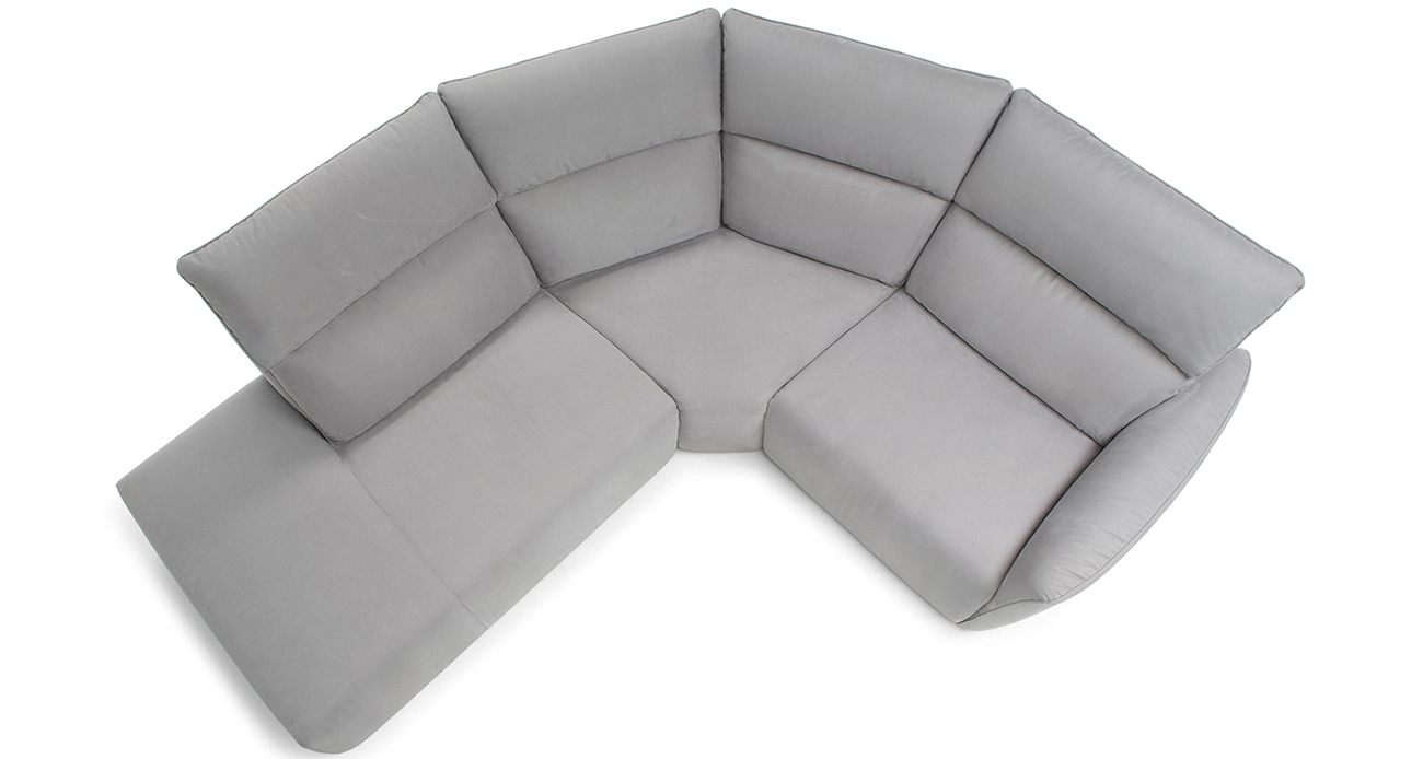 C214 Versatile Leather Sectional • Natuzzi Editions Texas Leather Interiors