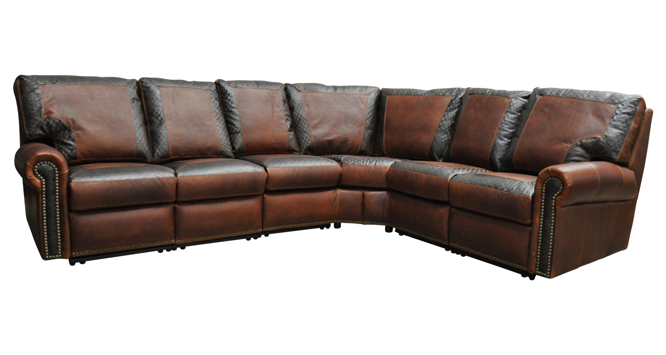 Frisco Sectional • Texas Leather Interiors Furniture