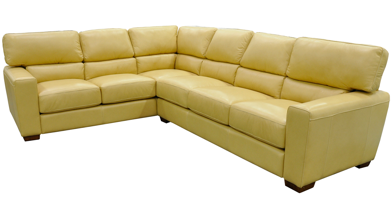 Jacob Leather Sectional • Texas Leather Interiors Furniture