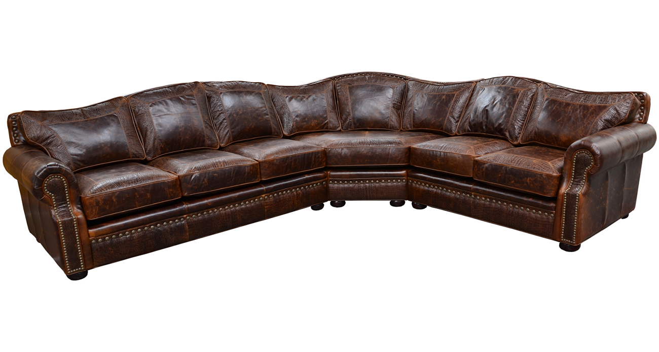 Tucson Leather Sectional • Texas Leather Interiors Furniture