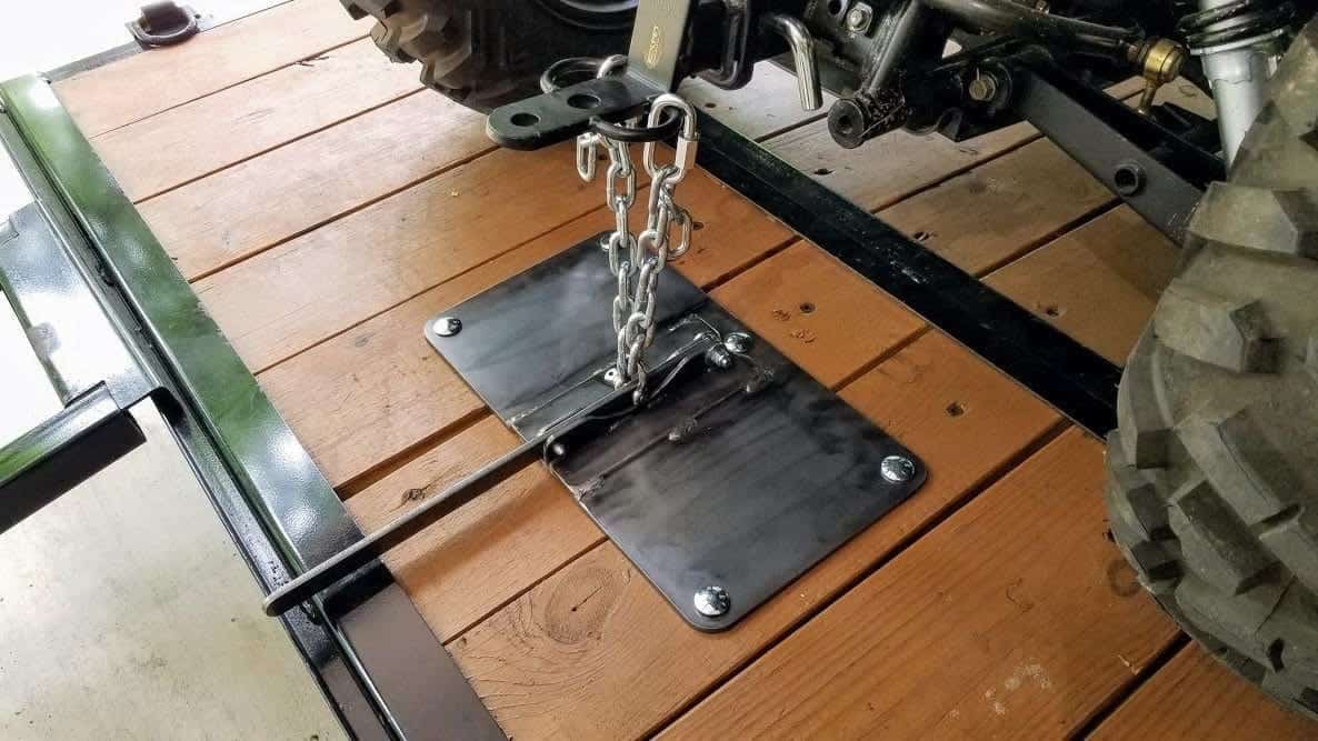 ATV / UTV Tie Down System for Trailers Texas Metal Works