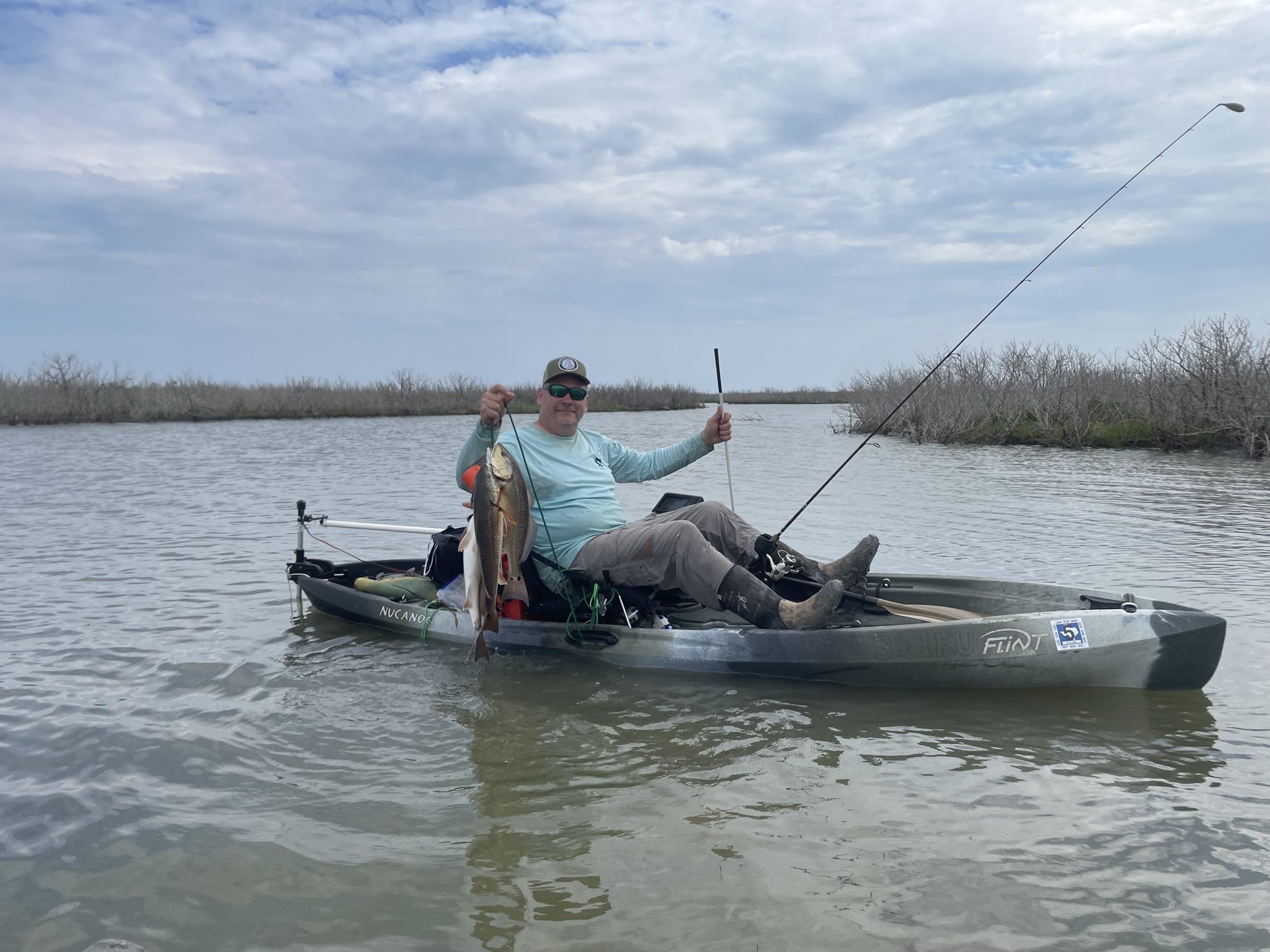 Kayak Fishing Redfish in Seadrift Texas Outdoors by the Coker Boys