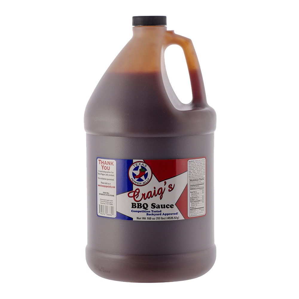 Craig's BBQ Sauce One Gallon Texas Pepper Jelly
