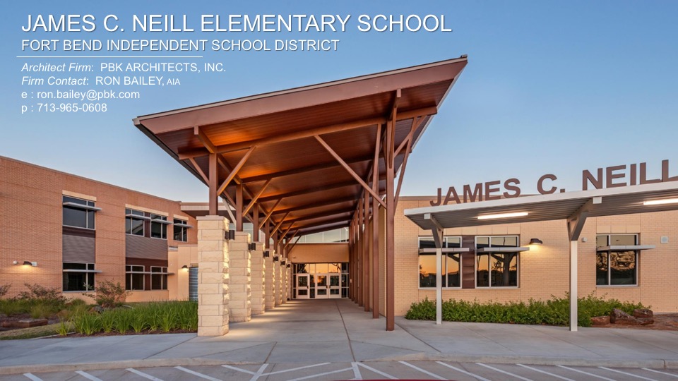 2018—James C. Neill Elementary School Texas School Architecture