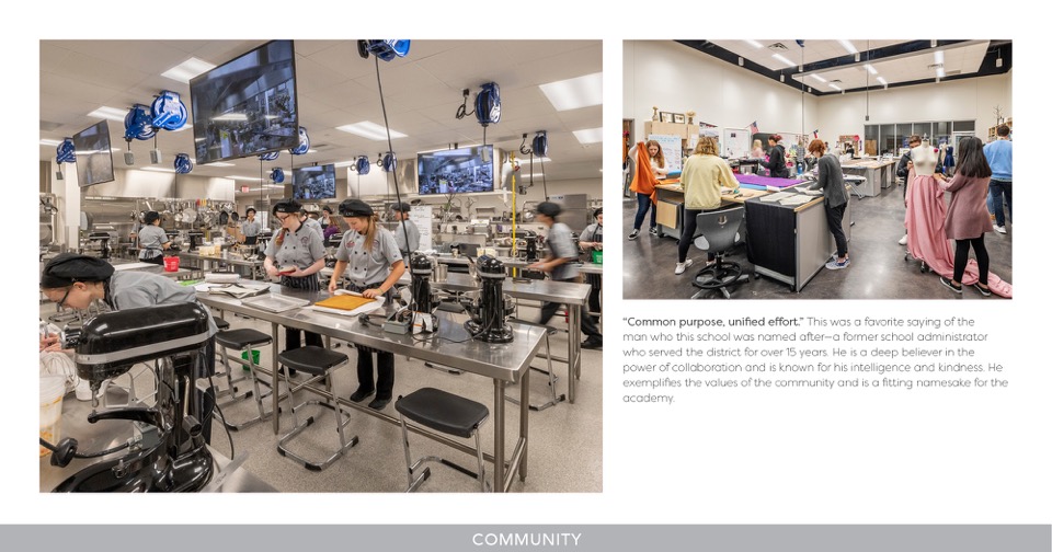 2019—Dr. Gene Burton College & Career Academy Texas School Architecture