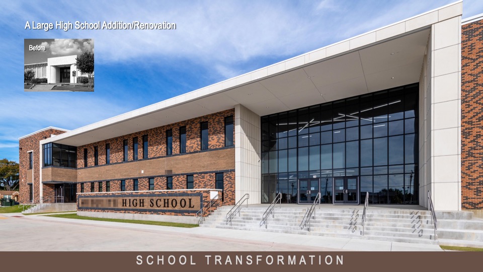 2019—Mesquite High School Addition/Renovation Texas School Architecture