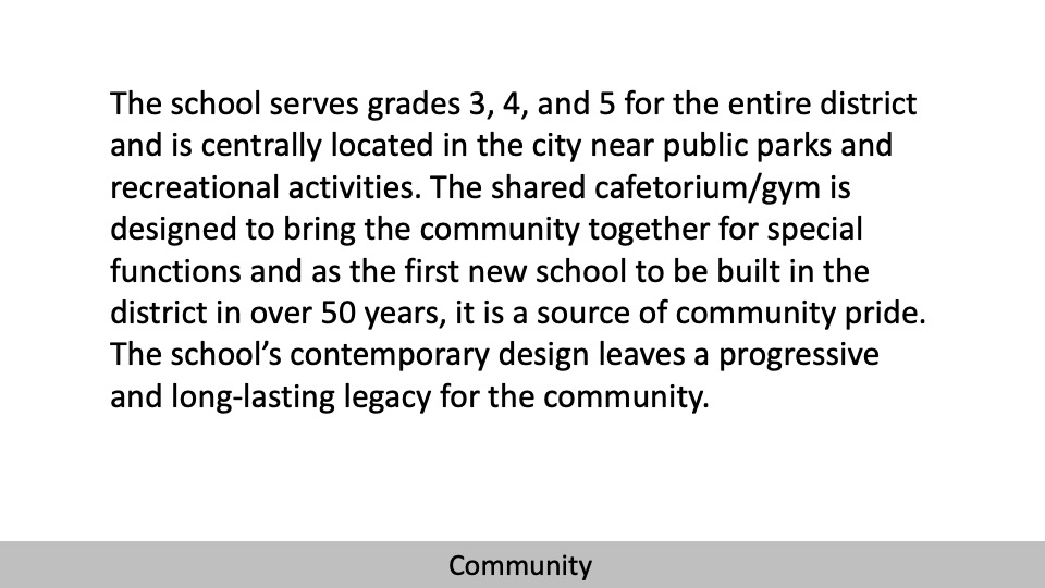 2019—Overton Ray Elementary Texas School Architecture