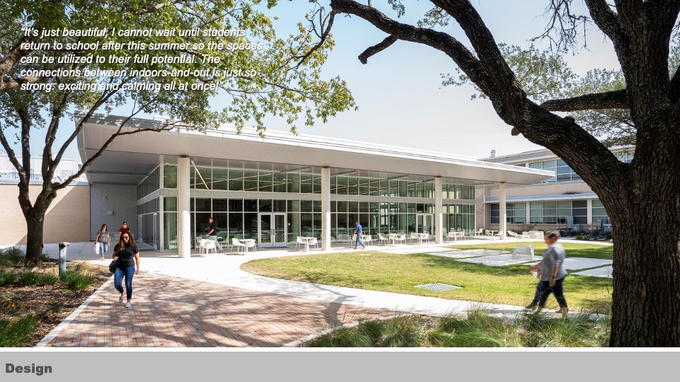 2021—Alamo Heights High School Commons Texas School Architecture