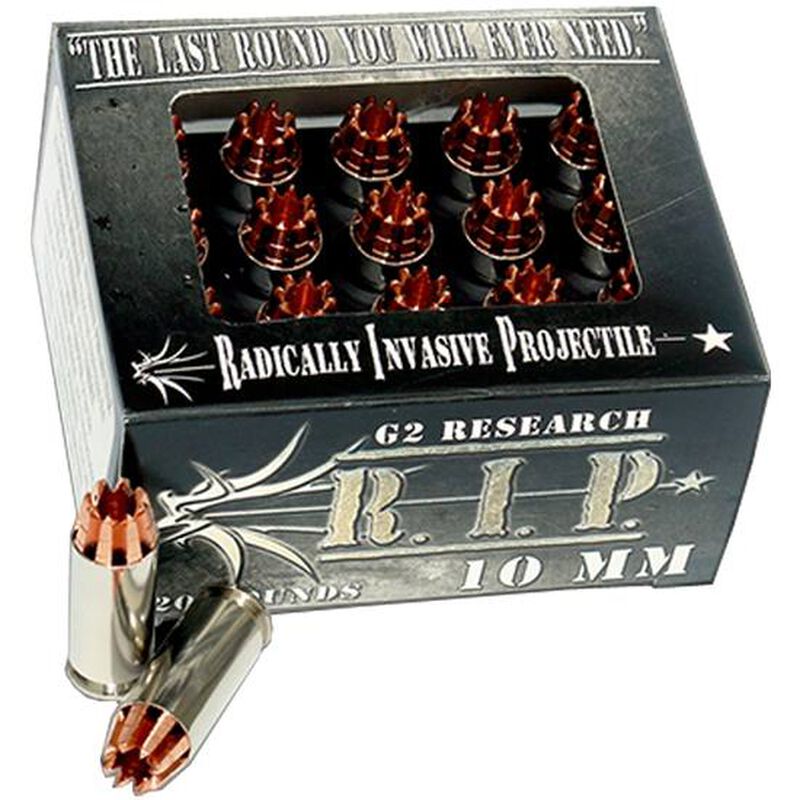 G2 Research R.I.P. RIP Ammo 10mm 115 Grain Texas Shooter's Supply