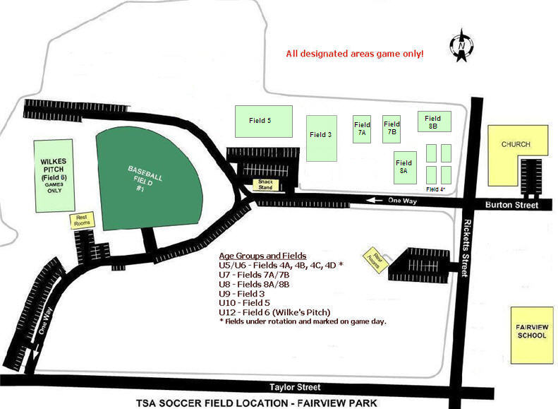 Texas Soccer Fields Fairview Park, Sherman TX Field Details
