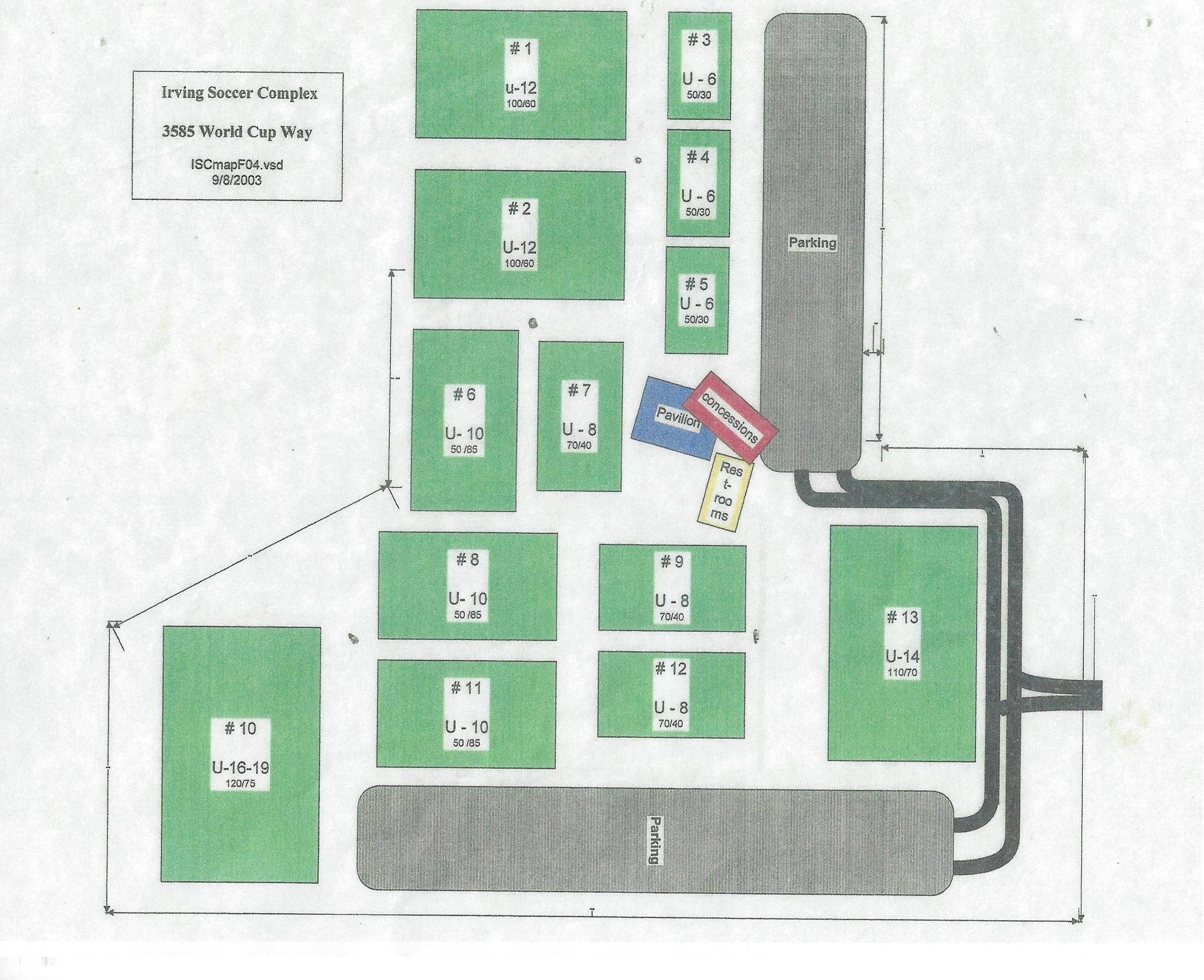 Texas Soccer Fields Irving Soccer Complex () , Irving TX Field Details