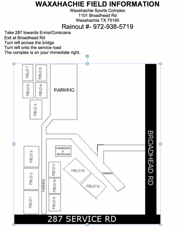 Texas Soccer Fields Waxahachie Soccer Park, Waxahachie TX Field Details