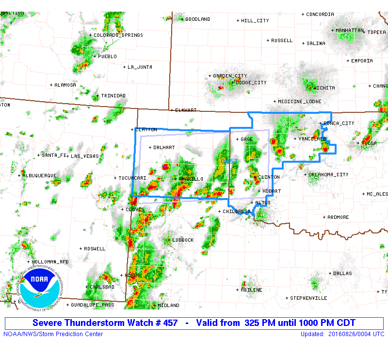 Storm Chances Continue Overnight Across the Panhandle & Western TX