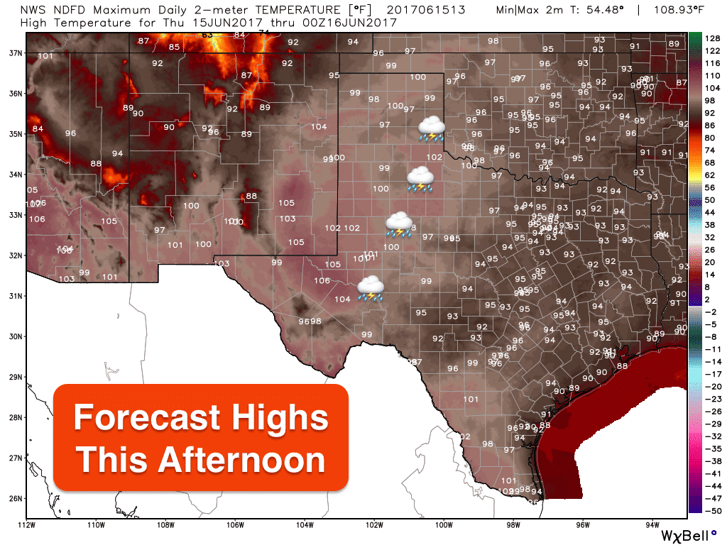 Slight Risk (Level 2) of Severe Weather Again Today TX Panhandle