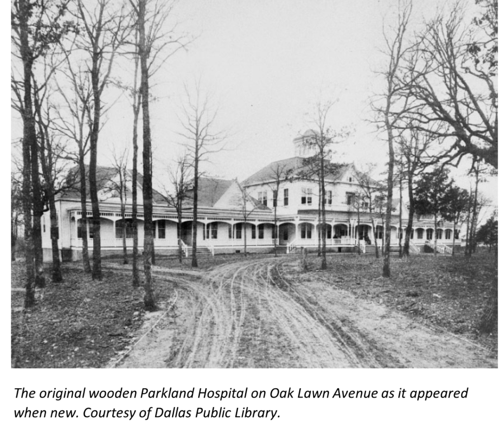 A History Book Synopsis for the Hospitals of the Southwestern Medical