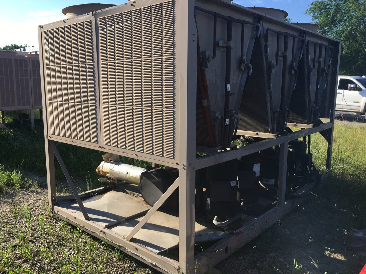 YORK 100 Ton Air Cooled Chiller Texas Used Chillers
