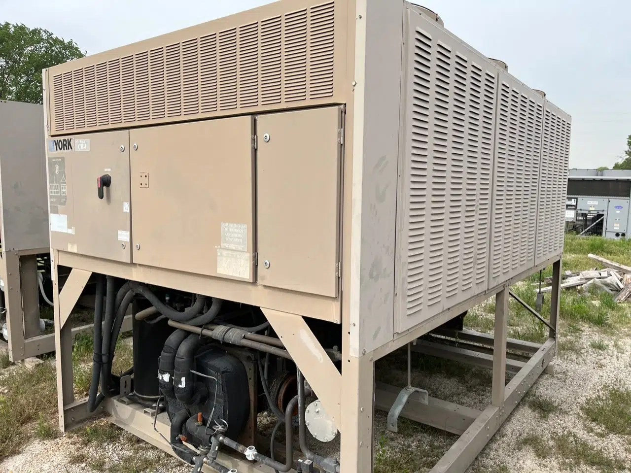 YORK 120 Ton Air Cooled Chiller Texas Used Chillers