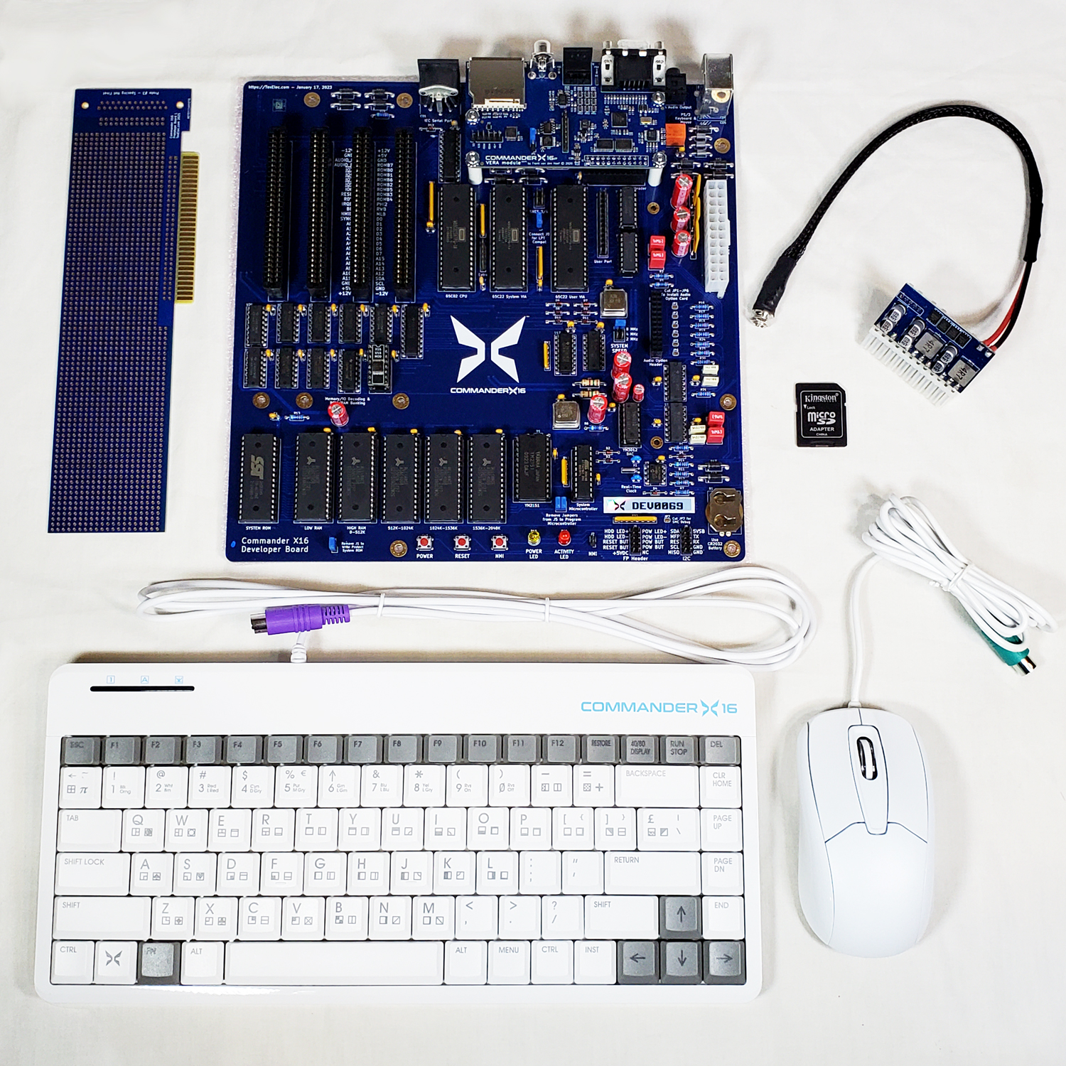 Commander X16 Developer Board Pre Release Bundle TexElec