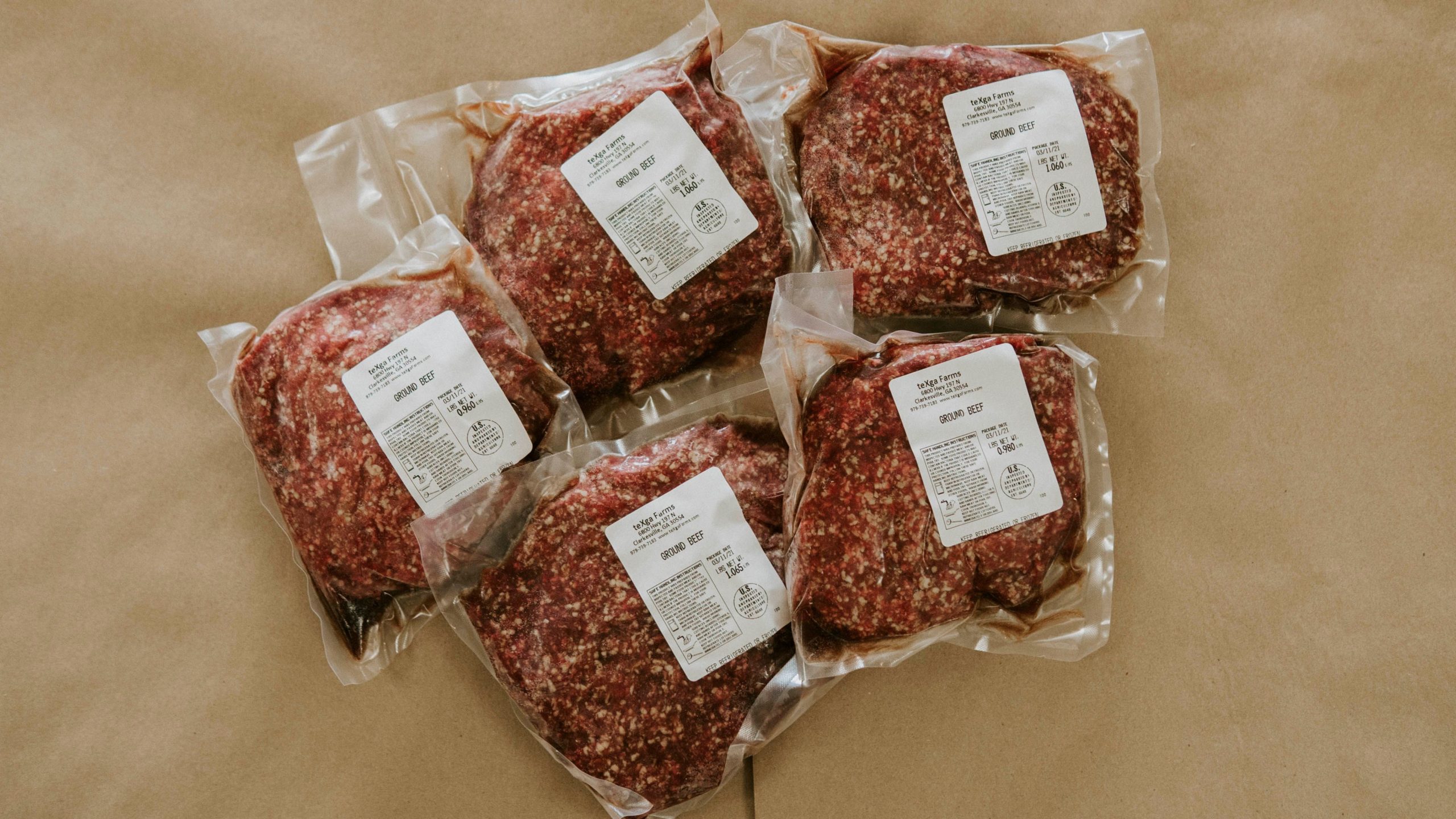 80/20 Ground Beef (6.506.99/lb) teXga Farms