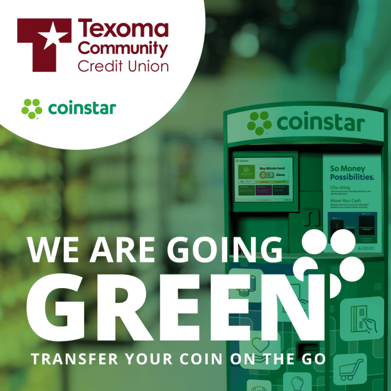Coin Counting Texoma Community Credit Union