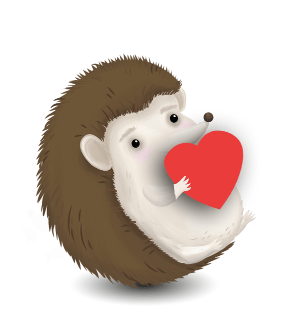 Hedgehog Love Textcards