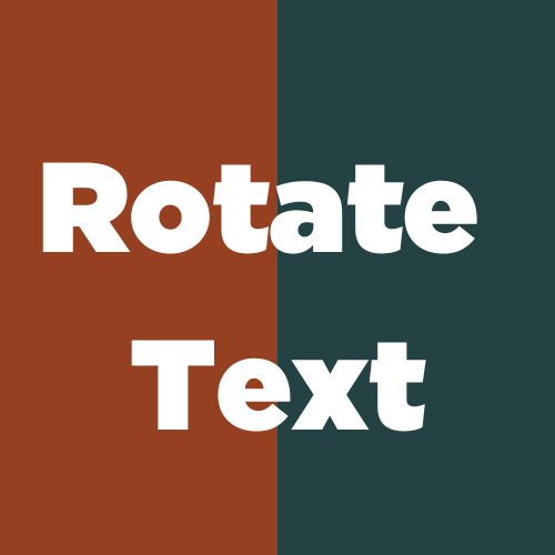 Rotate Text Online with Advance Options