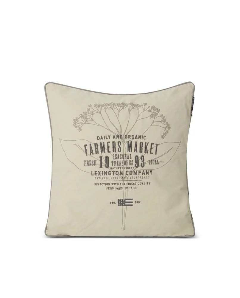 Farmers Market Pillow Cover 50x50 Textilhuset.se