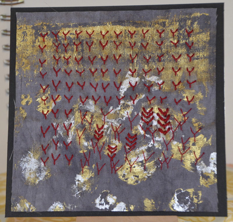 Ballarat Fibre Forum 2014 Minatures Textiles and Collage