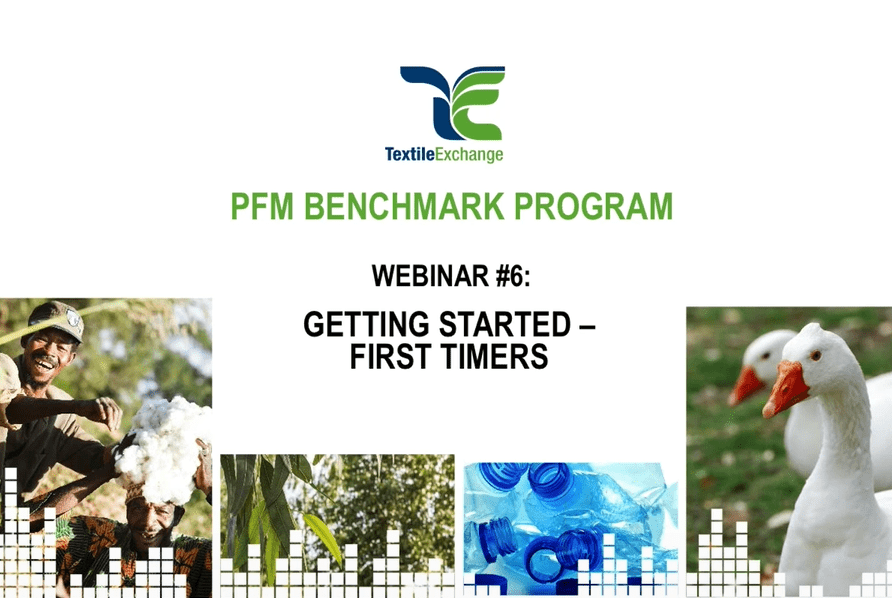Preferred Benchmark Getting Started First Timers Textile Exchange