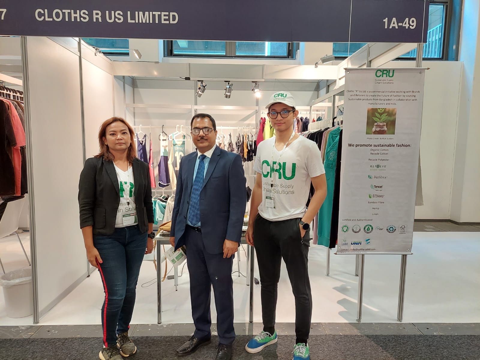Cloths “R” US Ltd exhibits at Asia Apparel Expo in Berlin
