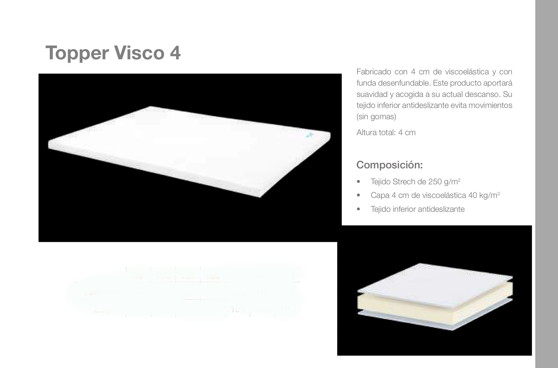 Topper Visco 4 Compra Topper Visco 4 OFERTA viscoelástica