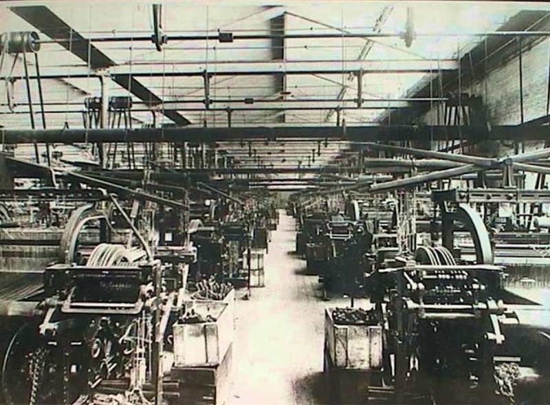 Textile Vergangenheit Textiltechnikum