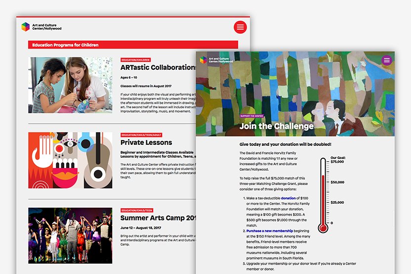 Art and Culture Center/Hollywood / Textpattern CMS