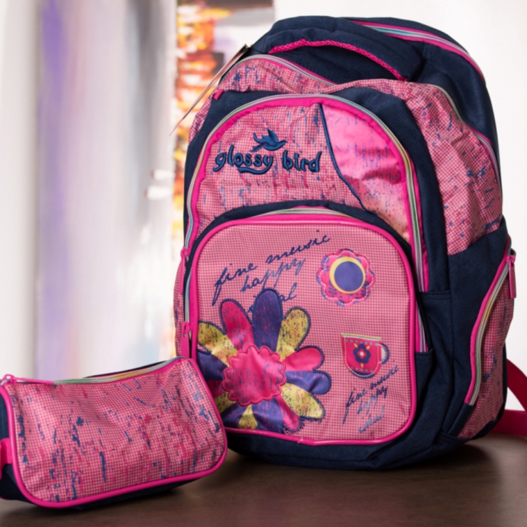 Glossy Bird, School bag Set Of 2 Pcs 87117 Official site