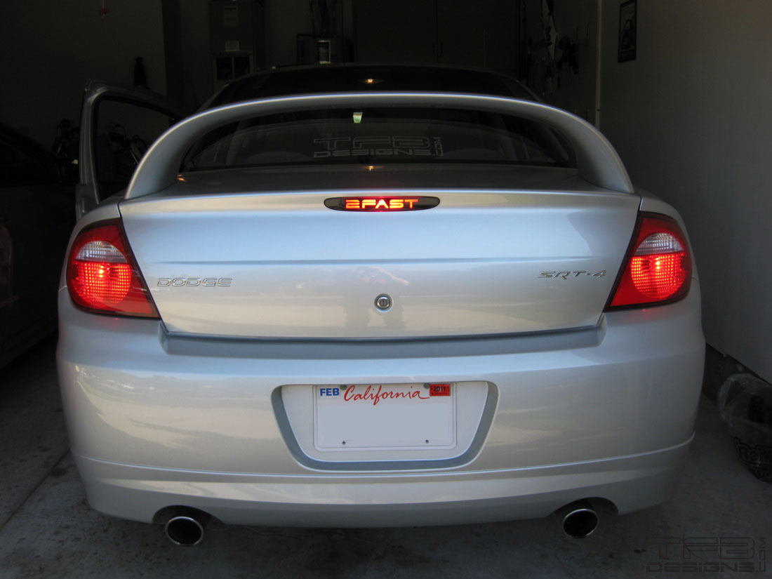 Rear Brake Light Decal fits 20032005 Dodge Neon SRT4 TFB Designs