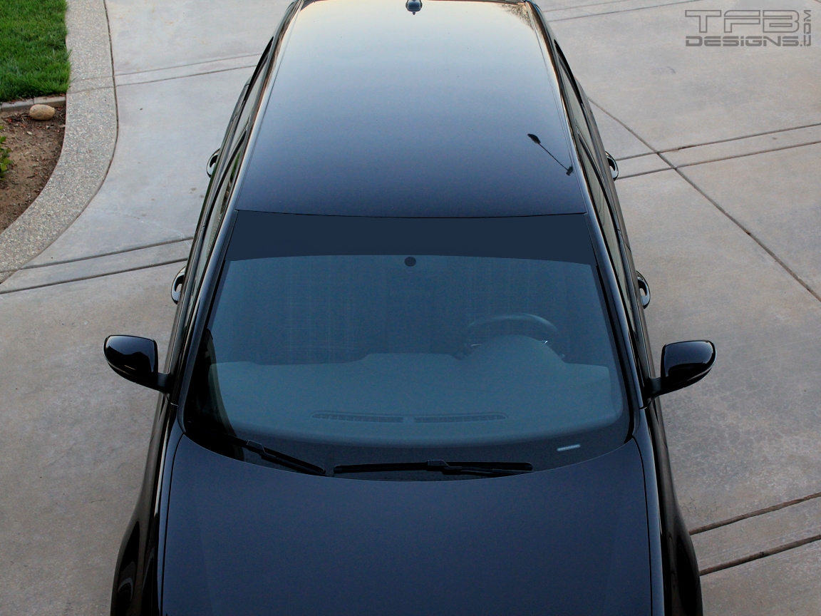 Windshield Banner for 20102014 Volkswagen GTI / Golf R TFB Designs