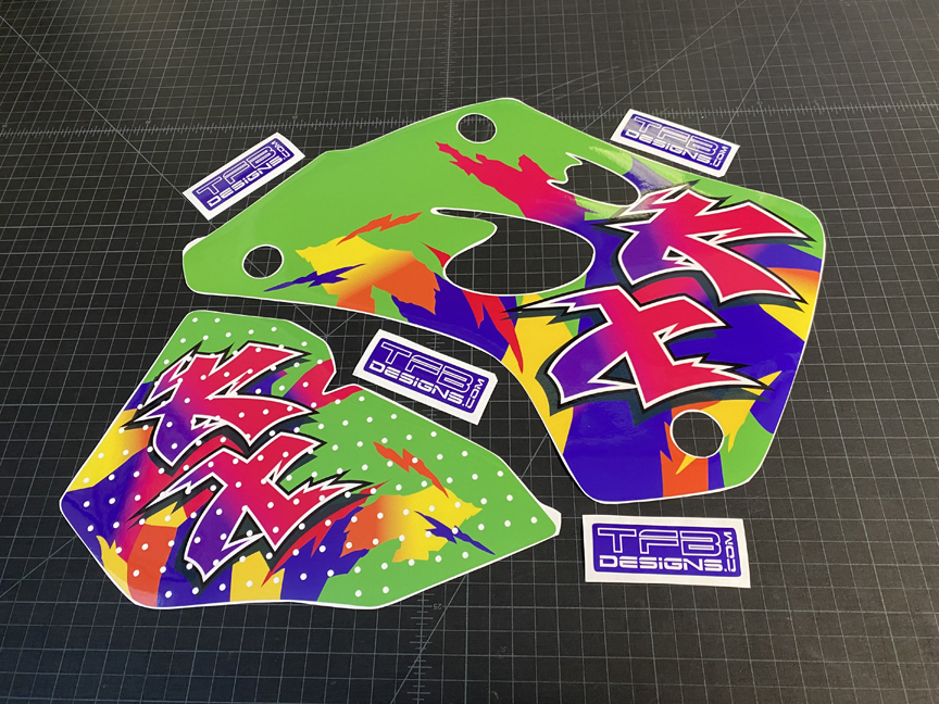 1994 Style KX Graphics for the 1991-1997 Kawasaki KX80 / KX100 - TFB