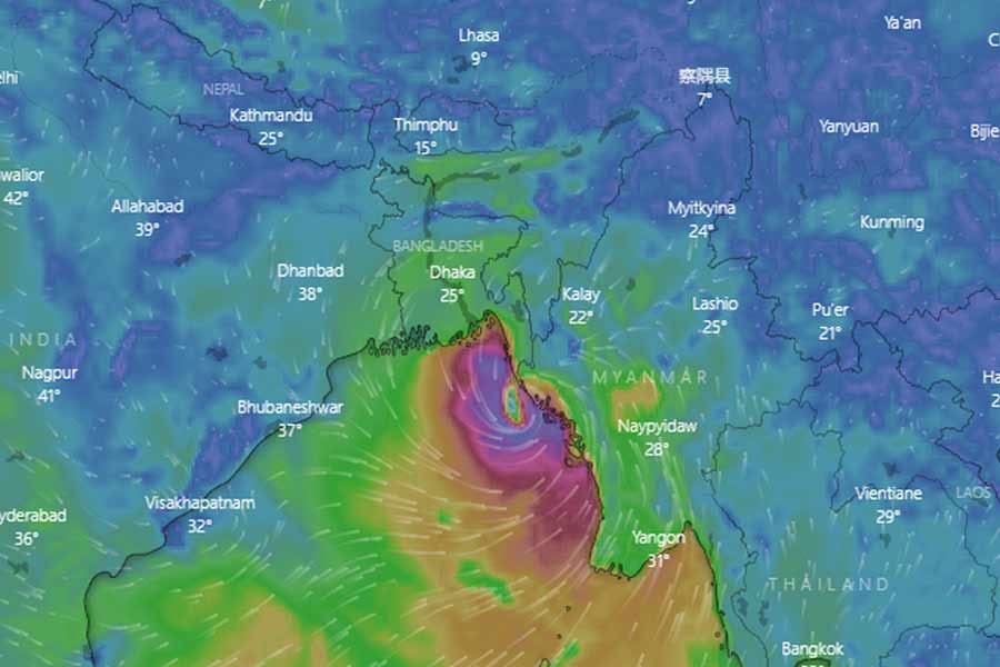 Cyclone Mocha to completely cross Bangladesh by Sunday evening The