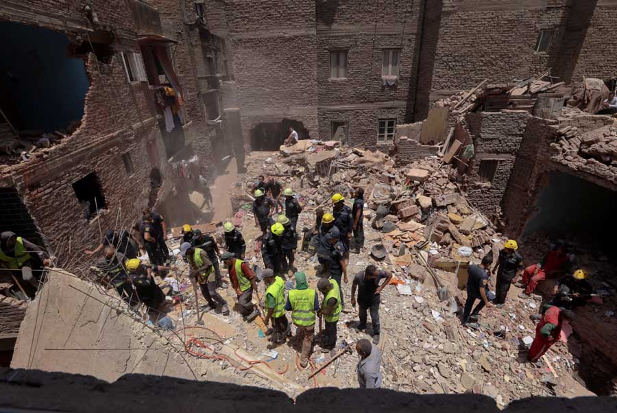 13 killed in building collapse in Egypt The Financial Express