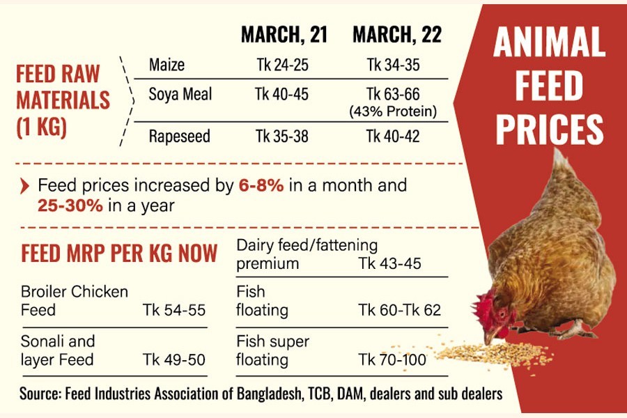 Animal feed prices escalate in Bangladesh market The Financial Express