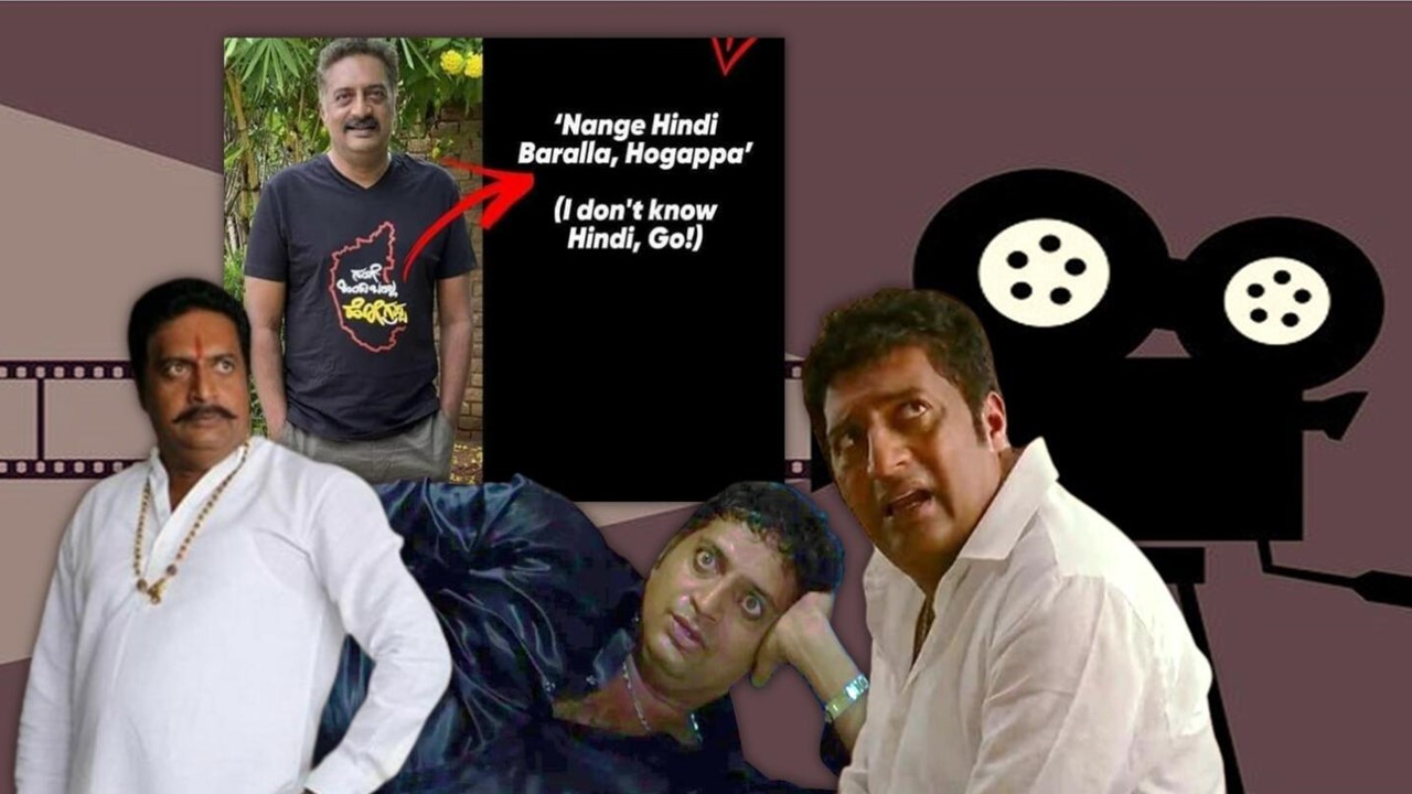 Prakash Raj is a classic example of biting the hand that feeds you