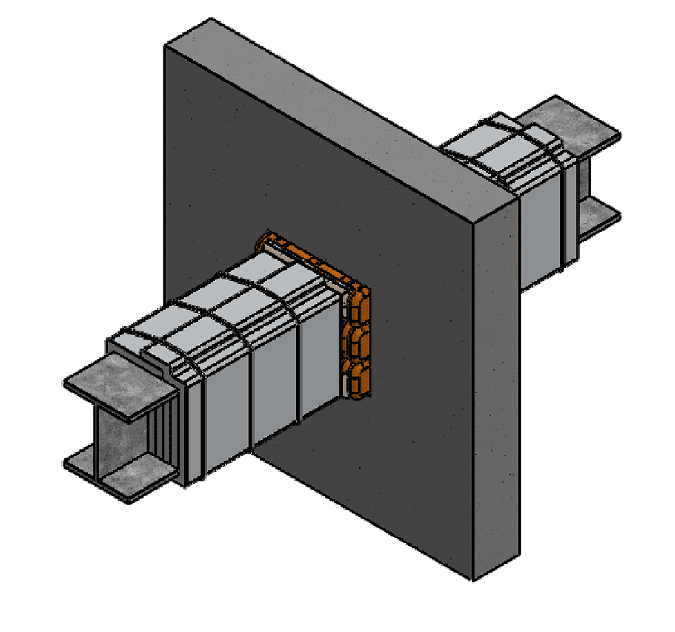 Steel Purlins & Beams Trafalgar Fire
