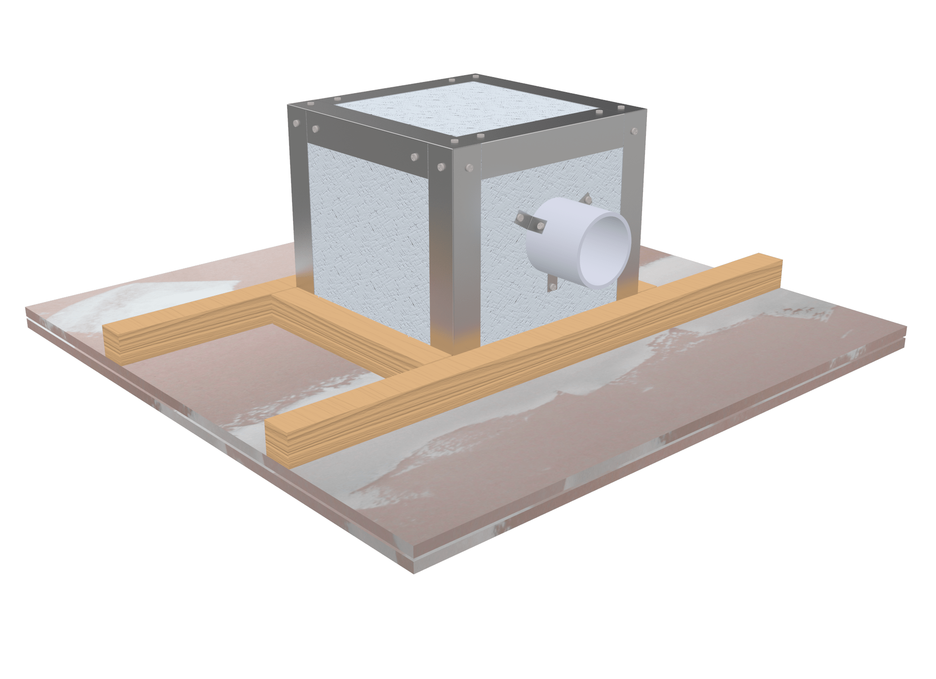 Intumescent Ceiling Fire Damper Trafalgar FyreDAMPER